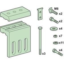 SCHNEIDER LVS04638 Függőleges/vízszintes sín csatl. 4000 A villanyszerelés