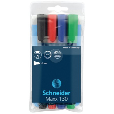 SCHNEIDER Maxx 130 1-3mm Alkoholos marker készlet 4 db - Vegyes filctoll, marker