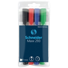 SCHNEIDER Maxx 293 1-4mm Táblamarker készlet 4 szín (129394) filctoll, marker