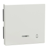 SCHNEIDER MERTEN Billentyű, csengőjellel, jelzőfényes funkciókhoz, System-M, polárfehér 435819 Schneider