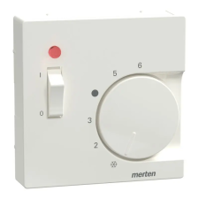 SCHNEIDER MERTEN Fedlap kapcsolós termosztátokhoz, System-M, polárfehér 534819 Schneider villanyszerelés