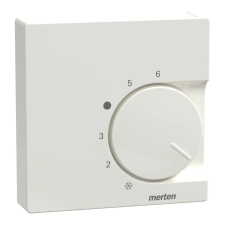 SCHNEIDER MERTEN Fedlap, váltóérintkezős termosztáthoz, System-M, polárfehér 534719 Schneider villanyszerelés