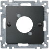 SCHNEIDER MERTEN Fedlap, XLR csatlakozókhoz, System-M, antracit 468914 Schneider