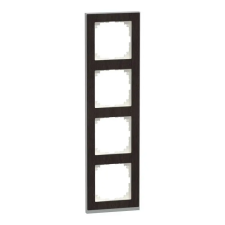 SCHNEIDER MERTEN M-Pure négyes keret, wenge/alumínium MEG4040-3671 Schneider villanyszerelés