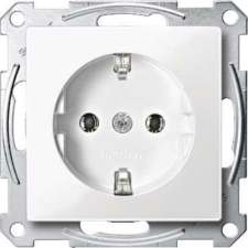 SCHNEIDER Merten-SM 162 dugalj földelt krém IP20 süllyesztett rugós Schneider villanyszerelés