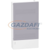 SCHNEIDER MIP12312S MINI PRAGMA Kiselosztó, füstszínű átlátszó ajtó, falon kívüli, 3x12 modul, PEN sín, fehér