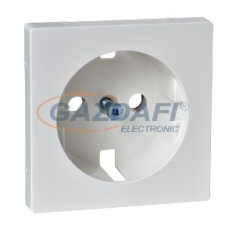 SCHNEIDER MTN2331-0319 MERTEN SM burkolat 2P+F aljzatokhoz, polárfehér villanyszerelés