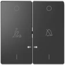 SCHNEIDER MTN3429-6034 MERTEN Dupla billentyű, szállodai funkciókhoz, D-Life, antracit villanyszerelés