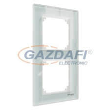 SCHNEIDER MTN4020-3220 MERTEN M-Elegance kettes keret, kristályfehér (üveg) villanyszerelés