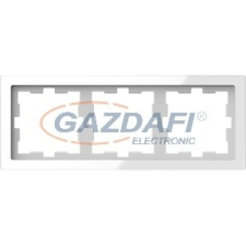 SCHNEIDER MTN4030-6520 MERTEN D-Life hármas keret, krisztályfehér villanyszerelés