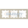 SCHNEIDER MTN4030-6533 MERTEN D-Life hármas keret, szahara