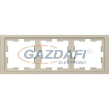 SCHNEIDER MTN4030-6533 MERTEN D-Life hármas keret, szahara villanyszerelés