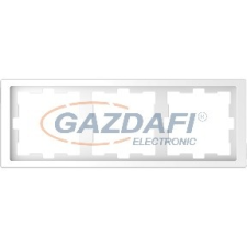 SCHNEIDER MTN4030-6535 MERTEN D-Life hármas keret, lótuszfehér villanyszerelés