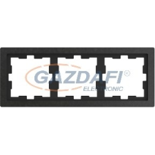 SCHNEIDER MTN4030-6547 MERTEN D-Life hármas keret, pala villanyszerelés