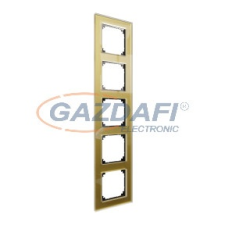 SCHNEIDER MTN4050-3241 MERTEN M-Elegance ötös keret, arany (üveg) villanyszerelés