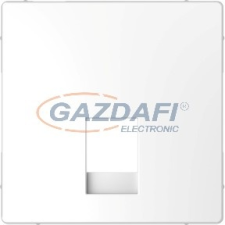 SCHNEIDER MTN4215-6035 MERTEN Fedlap RJ11/RJ12 aljzatokhoz, D-Life, lótuszfehér villanyszerelés