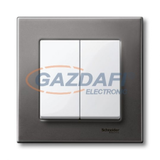 SCHNEIDER MTN432519 MERTEN Dupla billentyű, System-M, polárfehér villanyszerelés