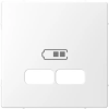 SCHNEIDER MTN4367-6035 MERTEN USB töltő burkolat, D-Life, lótuszfehér