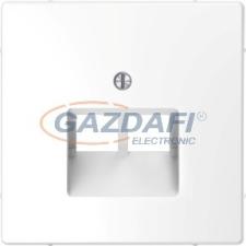 SCHNEIDER MTN4522-6035 MERTEN Fedlap, 2xRJ45 aljzathoz, D-Life, lótuszfehér villanyszerelés