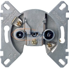 SCHNEIDER MTN466098 MERTEN TV/R-SAT aljzat, átmenő villanyszerelés