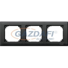 SCHNEIDER MTN486314 MERTEN M-Plan hármas keret, antracit villanyszerelés