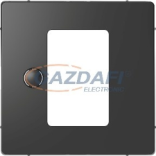 SCHNEIDER MTN5775-6034 MERTEN Fedlap, érintőképernyős termosztáthoz, D-Life, antracit villanyszerelés