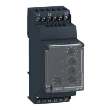 SCHNEIDER Multifunkciós fázisvezérlő-relé RM35-T - tartomány 194..528 V AC , RM35TF30 villanyszerelés