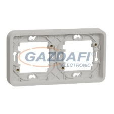 SCHNEIDER MUR39101 MUREVA Styl Kettes keret, vízszintes, polárfehér villanyszerelés