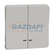 SCHNEIDER MUR39205 MUREVA Styl Kettős billentyű, jelzőfényes, polárfehér villanyszerelés