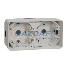 SCHNEIDER MUR39914 MUREVA Styl Kettes kiemelő doboz, vízszintes, polárfehér villanyszerelés