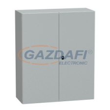 SCHNEIDER NSYS3D121040DP S3D elosztószekrény H1200xW1000xD400 szerelőlappal kétajtós villanyszerelés