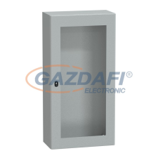 SCHNEIDER NSYS3D12630T S3D elosztószekrény H1200xW600xD300 üveg ajtóval villanyszerelés