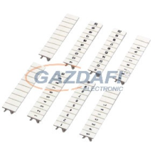 SCHNEIDER NSYTRAB590 Pattintható jelölő, 10 karakteres (81-90-ig), 5 mm széles, fehér villanyszerelés