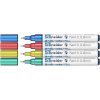 SCHNEIDER Paint-it 010 0,8mm Akril marker készlet - Vegyes színek (4 db / csomag) (ML01011502)