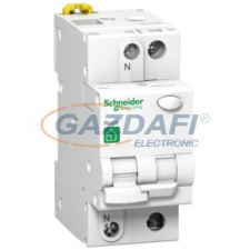 SCHNEIDER R9D31220 RESI9 áramvédős kismegszakító, AC osztály, 1P-N, C, 20A, 30mA villanyszerelés
