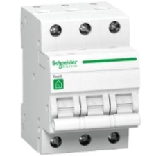 SCHNEIDER R9F14313 RESI9 3P C 13A kismegszakító villanyszerelés