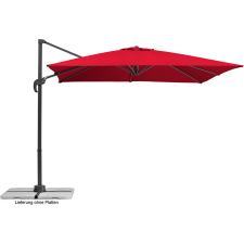 Schneider Rhodos Junior piros napernyő 270 cm x 270 cm kerti bútor
