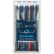 SCHNEIDER Rollertoll készlet, 0,6 mm, "SCHNEIDER "One Business", 4 szín toll