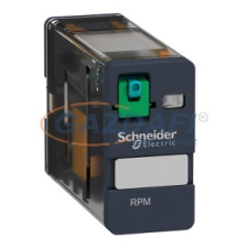SCHNEIDER RPM11BD Zelio RPM teljesítményrelé, 1CO, 15A, 24VDC, tesztgomb villanyszerelés