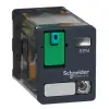 SCHNEIDER RPM22FD Zelio RPM teljesítményrelé, 2CO, 15A, 110VDC, tesztgomb, LED