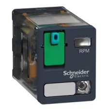 SCHNEIDER RPM22FD Zelio RPM teljesítményrelé, 2CO, 15A, 110VDC, tesztgomb, LED villanyszerelés