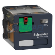 SCHNEIDER RPM31F7 Zelio RPM teljesítményrelé, 3CO, 15A, 120VAC, tesztgomb villanyszerelés