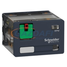 SCHNEIDER RPM42E7 Zelio RPM teljesítményrelé, 4CO, 15A, 48VAC, tesztgomb, LED villanyszerelés