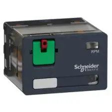SCHNEIDER RPM42F7 Zelio RPM teljesítményrelé, 4CO, 15A, 120VAC, tesztgomb, LED villanyszerelés