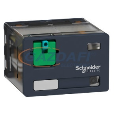 SCHNEIDER RPM42JD Zelio RPM teljesítményrelé, 4CO, 15A, 12VDC, tesztgomb, LED villanyszerelés