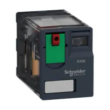 SCHNEIDER RXM3AB1E7 Zelio RXM miniatűr relé, 3CO, 10A, 48VAC, tesztgomb villanyszerelés