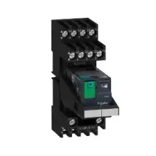SCHNEIDER RXM4AB1BDPVM Zelio RXM miniatűr relé, 4CO, 6A, 24VDC, tesztgomb, vegyes elrendezésű villanyszerelés
