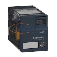 SCHNEIDER RXM4AB3B7 Zelio RXM miniatűr relé, 4CO, 6A, 24VAC, LED villanyszerelés