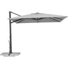 Schneider Schirme Schneider Rhodos Smart napernyő ezüstszürke 300 cm x 300 cm kerti bútor