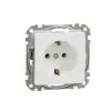 SCHNEIDER SDD111025 ÚJ SEDNA 2P+F csatlakozóaljzat, csavaros bekötés, 16A, fehér